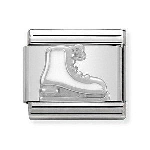 Silvershine Symbole, Schlittschuhe weiss