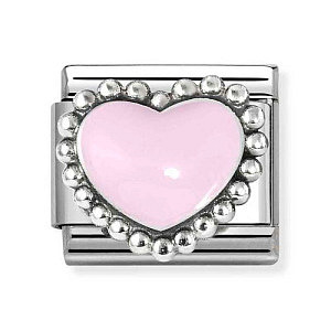 Silvershine Simboli, Cuore bombata, Rosa