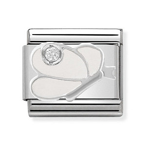 Silvershine Symbole, Schmetterling weiss