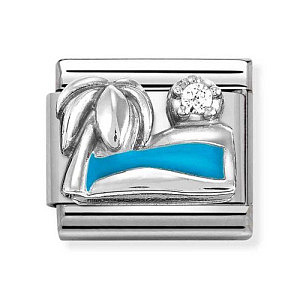 Silvershine Symbole, Palme am Meer