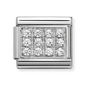 Silvershine Pave, Bianco