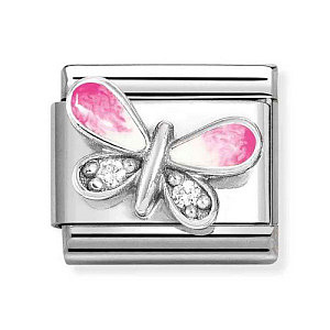 Silvershine Simboli, Farfalla, Rosa