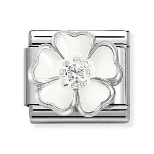 Silvershine Simboli, Fiore di pesco, bianco