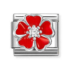 Silvershine Symbole, Blume, rot