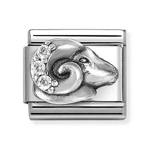 Silvershine Zodiaque Relief, Bélier, ZC blanc