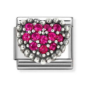 Silvershine OX Symboles, Cœur, ZC rouge