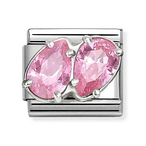 Silvershine ZC Facettes, 2 Gouttes, ZC rose