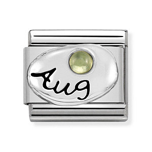 Silvershine Symbole, August, Peridot