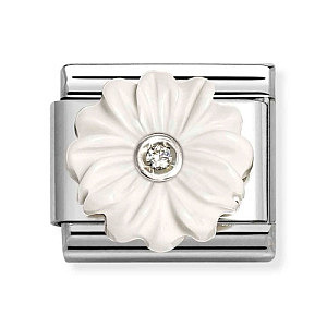 Silvershine Symboles, Fleur, blanc