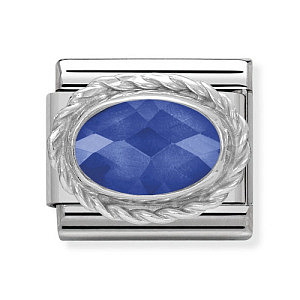 Silvershine CZ Sfaccettato, Blu