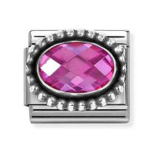 Silvershine ZC Facettes, Fuchsia, Vintage Look
