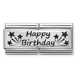 Silvershine Double Plate, Happy Birthday