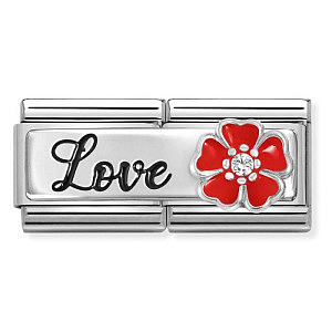 Silvershine Double Simboli, Fiore, Love