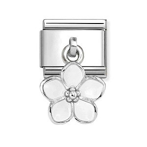 Silvershine Charms Daily Life, Blume, weiss