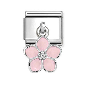Silvershine Charms Daily Life, Fiore, Rosa