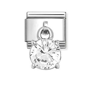 Silvershine Charm, Rond, ZC blanc