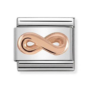 Rosegold Symbole Relief, Infinity