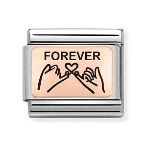 Rosegold Plate, Hände Forever