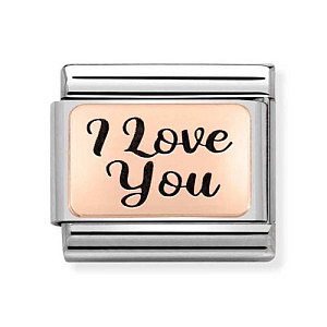 Rosegold Plate, I love you