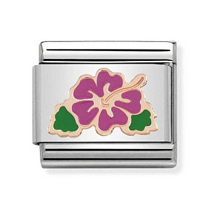 Rosegold Symbole, Hibiskusblüte