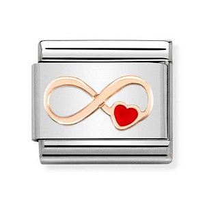 Rosegold Simboli, Infinity, Cuore rosso