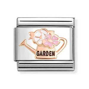 Rosegold Symboles, Arrosoir avec fleurs, Garden