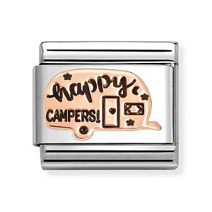 Rosegold Symboles, Caravan, Happy Campers
