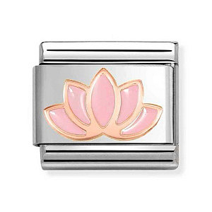 Rosegold Symboles, Fleur de lotus, Rose