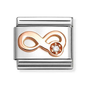 Rosegold Symbole, Infinity, Weiss