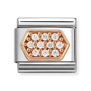 Rosegold Pave, Hexagone, ZC blanc