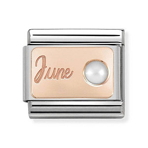 Rosegold Stone, Giugno, Perla bianco