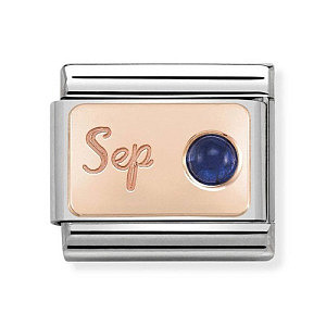 Rosegold Stone, September, Saphir