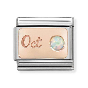 Rosegold Stone, Ottobre, Opale bianco