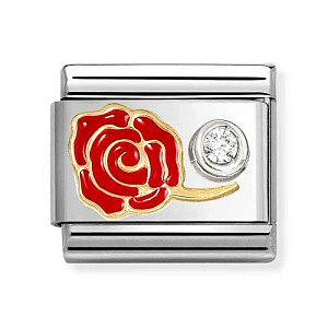 Gold&Silver Symboles, Rose rouge, ZC blanc