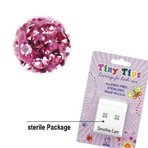 TinyTips, Fireball Rosa, 4.5 mm, Chirurgenstahl weiss