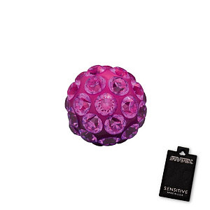 Fireball Fuchsia, 4.5 mm, Chirurgenstahl weiss