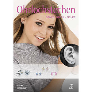 Display-Einlage A4, Ohrlochstechen
