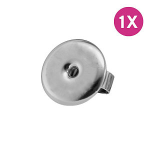 Verschluss (Stück), S75, 6.6 mm, Titan weiss
